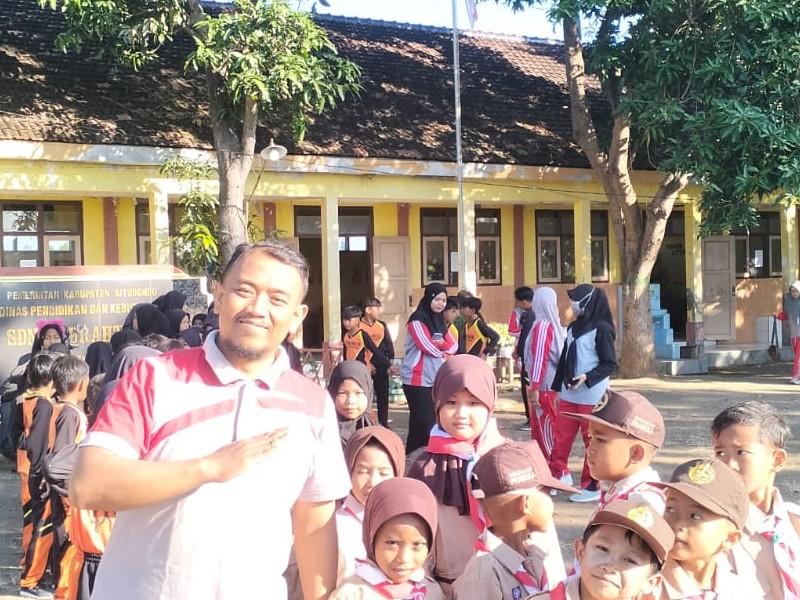 alan Santai Meriahkan Penutupan MPLS SD Negeri 6 Curah Tatal Tahun Ajaran 2025/2026