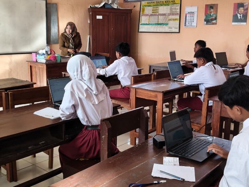 Antusiasme Siswa Kelas 6 SD Negeri 6 Curah Tatal dalam Try Out TKA